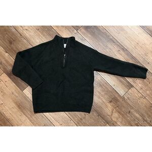 SUNSPEL England 1860 Men's Army GREEN Wool Cashmere Sweater Sz L